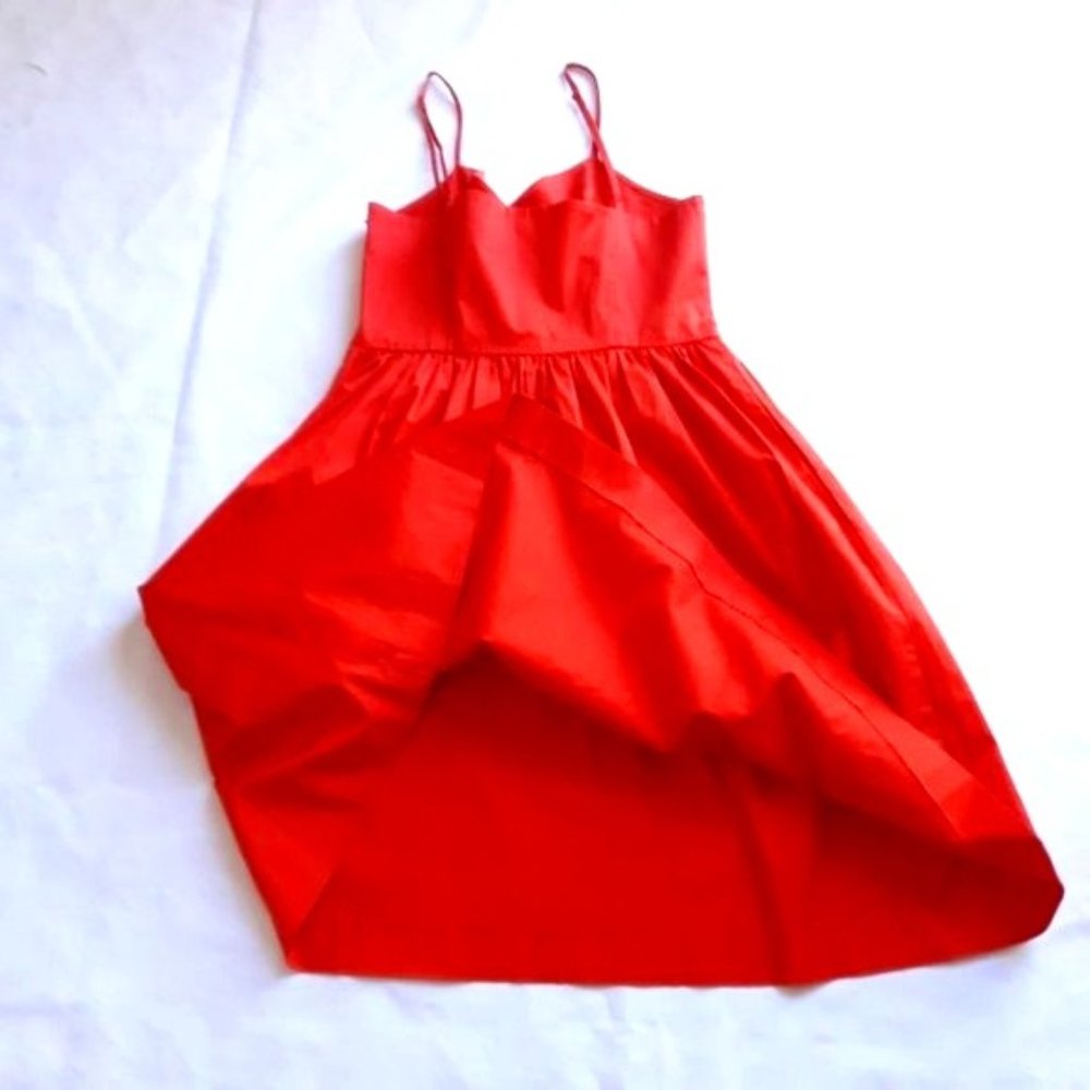 fit and flare Little Red Short Dress Size 2 Gap EUC